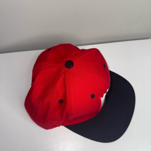 Mitchell & Ness x Bait Red Snapback Hat – Bold “B” Logo – Adjustable - Picture 6 of 9